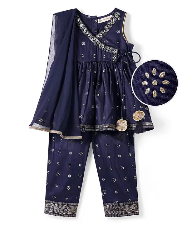 Graceful Bloom Anarkali Dress (Girls)