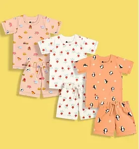 Cartoon Print Summer Co-ord Set