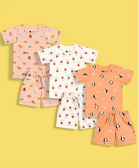 Cartoon Print Summer Co-ord Set