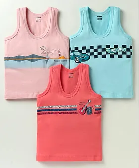 Sleeveless Cotton Vests for Boys